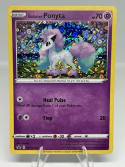 Pokemon Galarian Ponyta SWSH013 SWSH: Sword & Shield Promo Holo Basic HP70 Card - Image 1