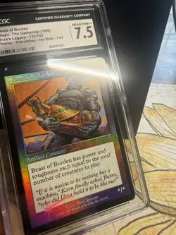 Beast of Burden Misprint Error No Date Prerelease Promo Magic the Gathering - Image 3