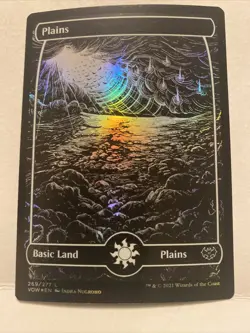 2x MTG Plains Innistrad: Crimson Vow 268 & 269 FOIL Land NM - Image 3