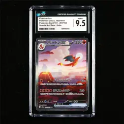 CGC 9.5 MINT+ 2023 Pokemon JPN Charizard ex 201/165 SAR-Holo - Image 1