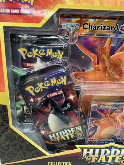 Pokemon Hidden Fates Charizard GX Box (Complete Art Set) -Please Read - Image 2