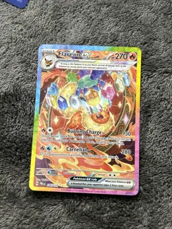 Pokemon TCG Flareon EX Prismatic Evolutions Card 146/131 SIR Illustration Rare - Image 1