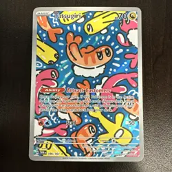 Pokemon TCG Tatsugiri 186/167 Sv06: Twilight Masquerade Illustration Rare Holo … - Image 1