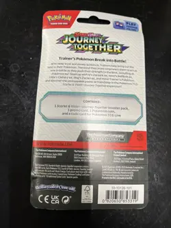 Pokemon TCG Journey Together Scraggy Promo Single Pack Blister Factory Sealed - Image 2