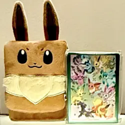 Prismatic Evolutions Super Premium Collection - Sleeves & Eevee Fuzzy Deck Box - Image 1