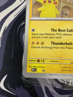 🌍🚚 Pokemon Pikachu at the Natural History Museum Sealed Jumbo Promo - Image 3
