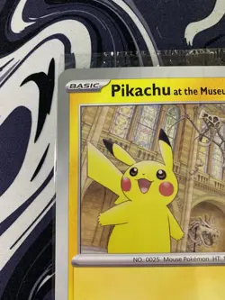 🌍🚚 Pokemon Pikachu at the Natural History Museum Sealed Jumbo Promo - Image 4