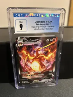 Pokemon Charizard VMAX SWSH261 Promo Holo CGC 9 2022 - Image 1