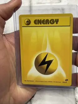 Lightning Energy 130/132 Gym Challenge Common Vintage Pokemon Nintendo NM/MT Vtg - Image 1