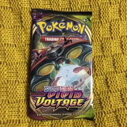 Pokemon Sword & Shield Booster Pack Vivid Voltage NEW & SEALED - Image 1