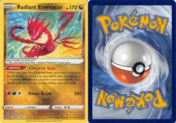 Radiant Eternatus 105/159 Radiant Rare Crown Zenith Pokemon Reverse Holo NM - Image 3