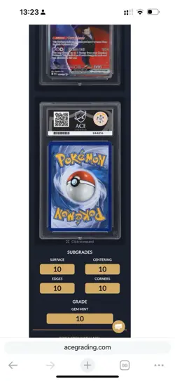 Pokemon TCG Team Rocket's Mewtwo 281/217 Ascended Hero’s SIR ACE 10 Perfect Subs - Image 3