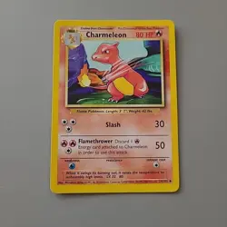 Pokemon TCG Charmeleon Base Set 24/102 Regular WOTC Vintage MP - Image 1
