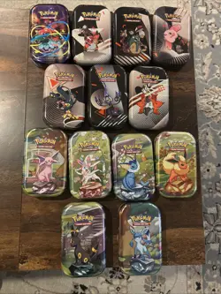 Pokemon TCG Mini Tin Lot- 13 Tins *EMPTY NO PACKS* - Image 1