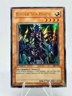 Yu-Gi-Oh! Kaiser Sea Horse 1st Edition Ultra Rare SKE-015 - Image 1