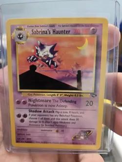 2x Sabrina's Haunter 1x Dark Haunter And 4x Sabrina's Gastly Pokemon Cards (x7) - Image 1