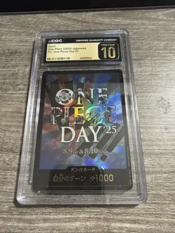 CGC PRISTINE 10 ONE PIECE DAY'25 10 DON !! Card Promo Premium Card Collection 72 - Image 1