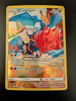 Druddigon TG09/TG30 Pokemon SWSH Silver Tempest Trainer Galerie Card NM+ - Image 1