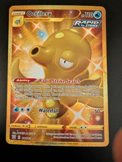 Octillery 178/163 Pokemon SWSH BattleStyles Card NM+ - Image 1