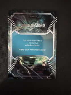 Disney Kakawow Cosmos 2025 Inside Out Poster Card - Image 2