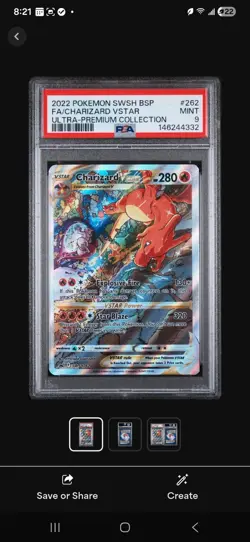 Charizard VSTAR SWSH262 SWSH: Sword & Shield Promo Cards Holo - Image 1