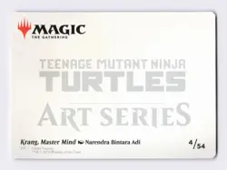 Krang (Gold-Stamp) 4/54 MTG Art Series: Teenage Mutant Ninja Turtles (ASTMT) - Image 2
