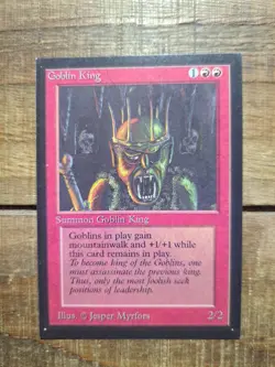 MtG Goblin King Collector's Edition NP NM - Image 1