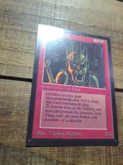 MtG Goblin King Collector's Edition NP NM - Image 3