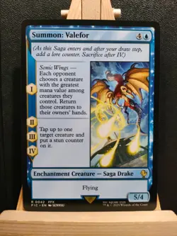 Summon: Valefor - Final Fantasy Commander - Rare - NM (see pics) MTG - Image 1