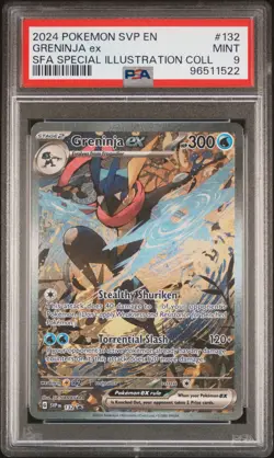 Greninja ex #132 Promo SV: Scarlet & Violet Promo Pokemon PSA 9 - Image 1