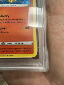 Sp.Delivery Charizard SWSH075 POKEMON CENTER UK HOLO BSP W/ SWIRL 🌀 PSA MINT 9 - Image 4