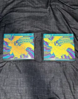 Pokemon TCG Mega Evolution Ascended Heroes ETB Lot x2 Sealed Pokemon - Image 1