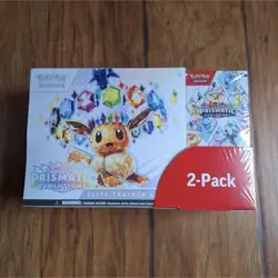 Pokemon Prismatic Evolutions Elite Trainer Box 2-Pack English Eevee - Image 1