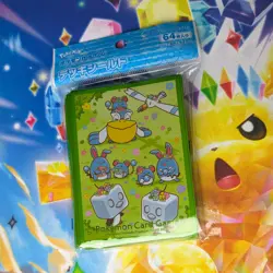Japan Pokemon Center Exclusive Flower Crown Marill Sleeves | New & Sealed | 64 - Image 2