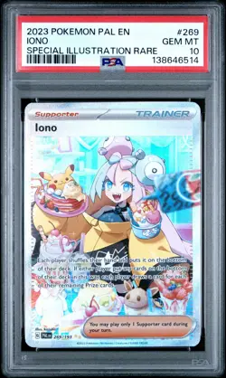 2023 POKEMON PAL EN-PALDEA EVOLVED SPECIAL ILLUSTRATION RARE #269 IONO PSA 10 - Image 1