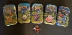 Pokemon TCG 🔴 Ascended Heroes 🔴 Full Set of 5 Sealed Mini Tins - Free 📫 - Image 1