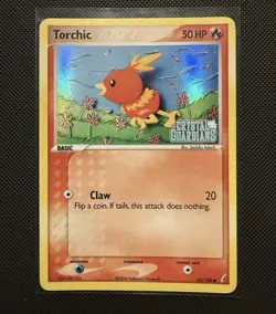Torchic 65/100 Pokemon 2006 Crystal Guardians Reverse Holo Stamped - Image 1