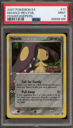 Pokemon Mawile EX Power Keepers Reverse Holo Rare #17 PSA 9 Mint - Image 1