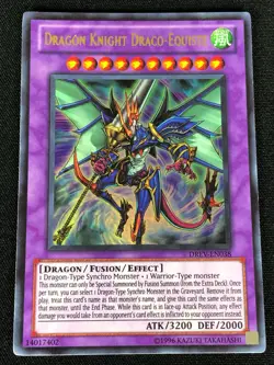 YUGIOH DRAGON KNIGHT DRACO EQUISTE DREV-EN038 ULTRA (NM) - Image 1