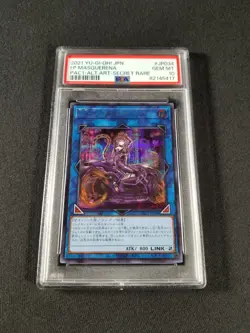 Yu-Gi-Oh! Japanese IP: Masquerena PAC1-JP034 PSA 10 GEM MINT Alt Art Secret Rare - Image 1
