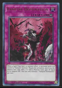 Vampire Domination - Ultra Rare - 1st Edition - GFP2-EN172 - Yu-Gi-Oh! - Image 1