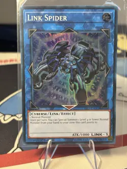 Yugioh! LP Link Spider - YS17-EN043 - Super Rare - 1st Edition NM - Image 1