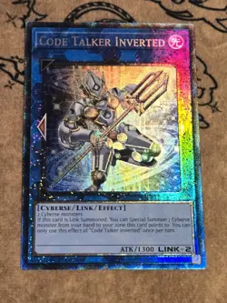 Yugioh Code Talker Inverted RA01-EN045 1st Edition Prismatic Collector's Rare NM - Image 1