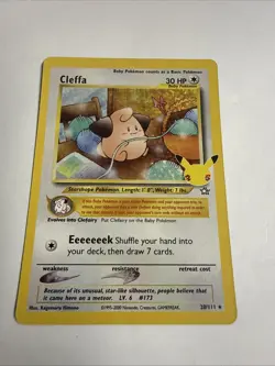 Pokemon Cleffa Holo Rare Card 20/111 Celebrations 25th Classic Collection - Image 2