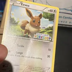 Pokemon TCG Eevee Build-A-Bear Promo Card 63/98 MP poke kid Eevee swsh042 - Image 5