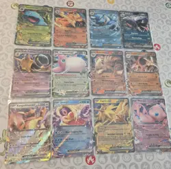Pokemon 151 Complete Set of 12 Double Rare Ex Cards Holo NM English - Image 1