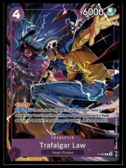 One Piece Promotion Cards #P-093 Trafalgar Law (Illustration Box Vol.6) - Image 1