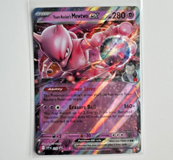 Team Rocket's Mewtwo ex SVP 216 Black Star Promo 2025 Holo Pokemon Card TCG - C - Image 1