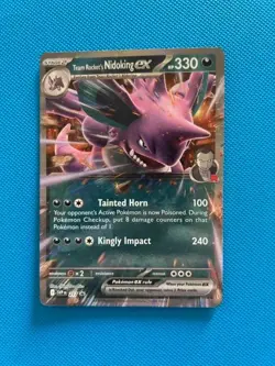 Team Rockets Nidoking ex 217 - Promo cards - English - Pokemon TCG - Image 1