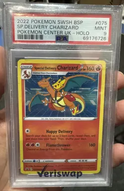 Special Delivery Charizard SWSH075 SWSH: Sword & Shield Promo Cards Holo PSA 9 - Image 1